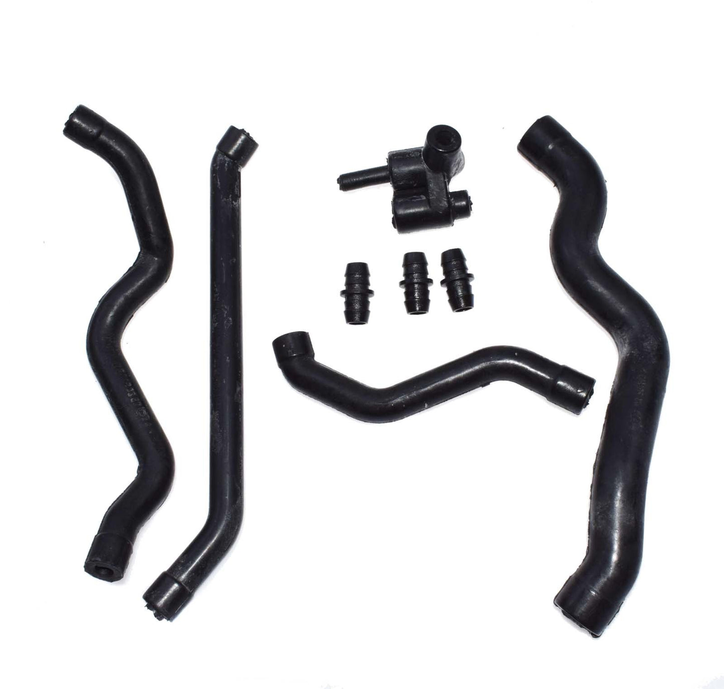 CRANKCASE VENTILATION VALVE COVER BREATHER HOSE KIT W/ CONNECTOR for Mercedes n