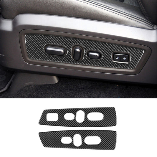 Carbon fiber Interior for Seat Control Trim Cover for Lincoln for Navigator 2007-2014