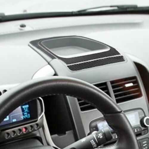 3-Piece Carbon Fiber Interior Dashboard Storage Cover for Sonic 12-16- n