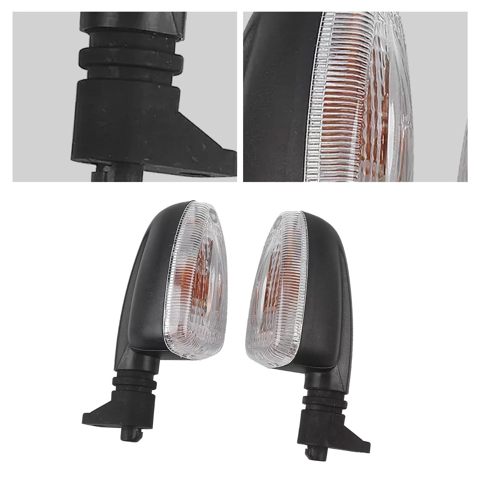 Turn indicator lights are suitable for BMW R1200GS 2004 - 2007 and R1200R 2007 - 2012. Q