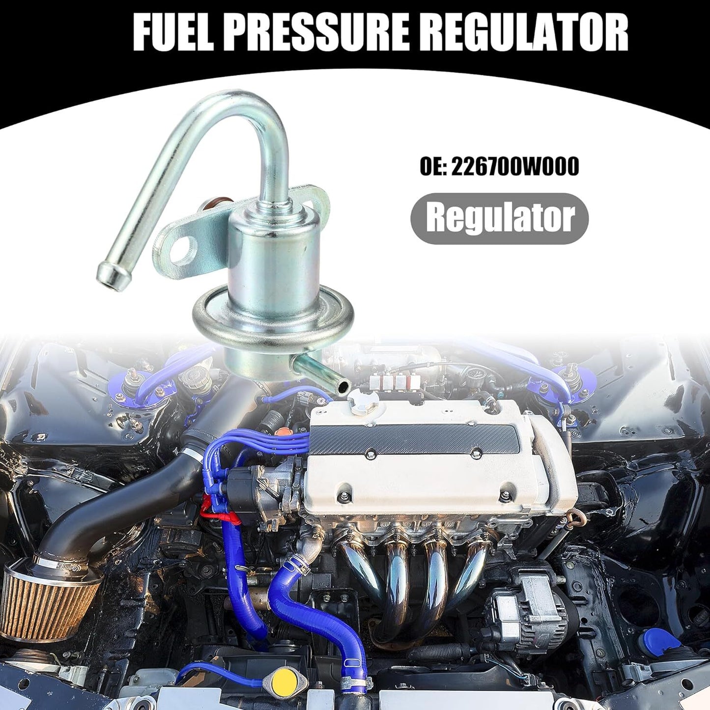 Fuel injection pressure regulator for Quest 3.0L V6 1993 - 1998 226700W000- v