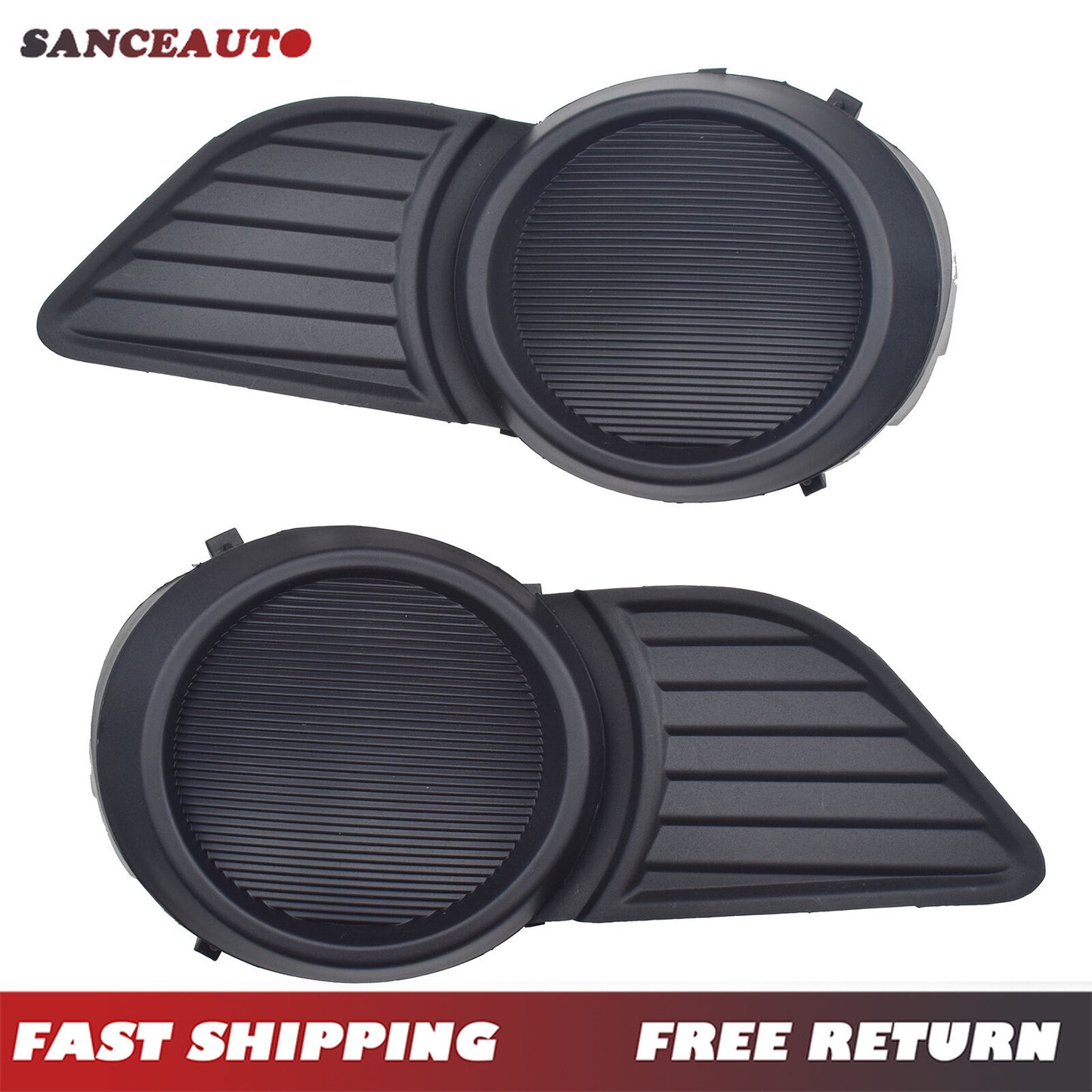 Two-piece fog light cover set, left and right, suitable for Sienna 2011-16 5212708020, 5212808020- n