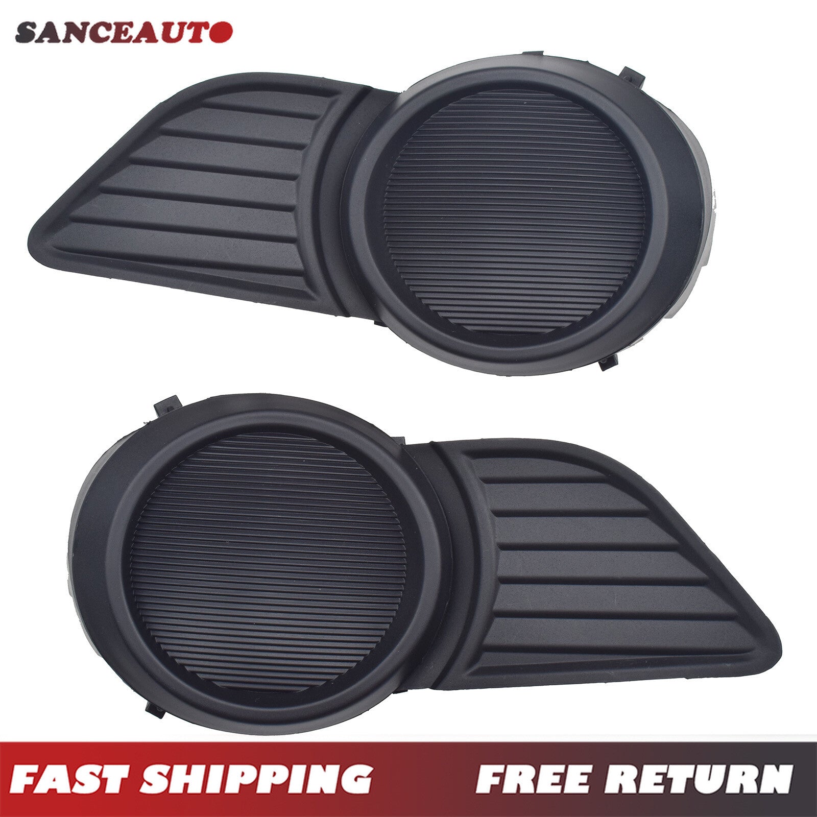 Two-piece fog light cover set, left and right, suitable for Sienna 2011-16 5212708020, 5212808020- n