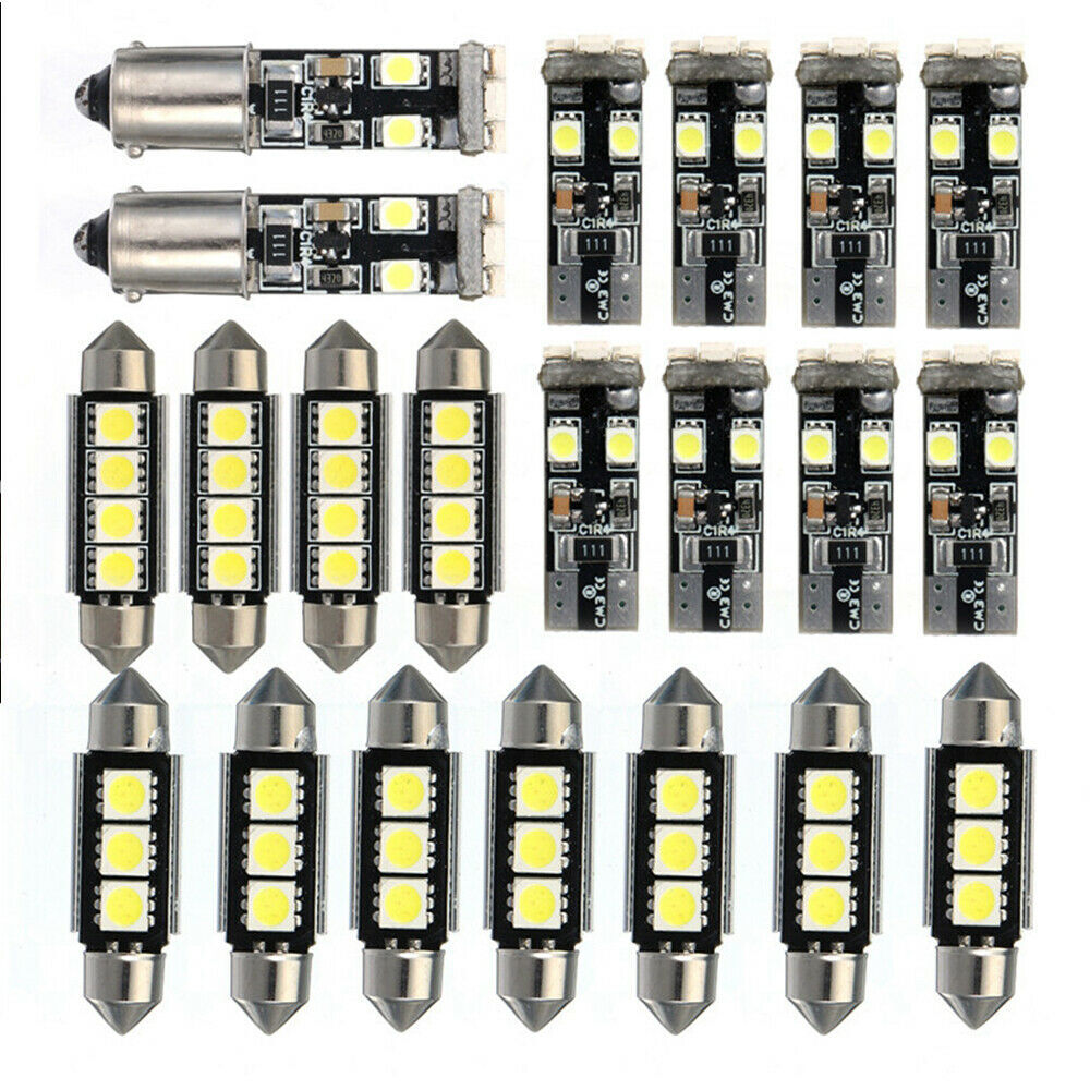 21x 5050 SMD LED interior lights Canbus for BMW E46 sedan coupe E60 E61 white