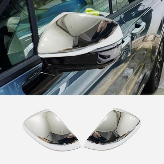 for Kia Carnival 2022-2023 Chrome Exterior Rear View Side Door Mirror Cap Cover