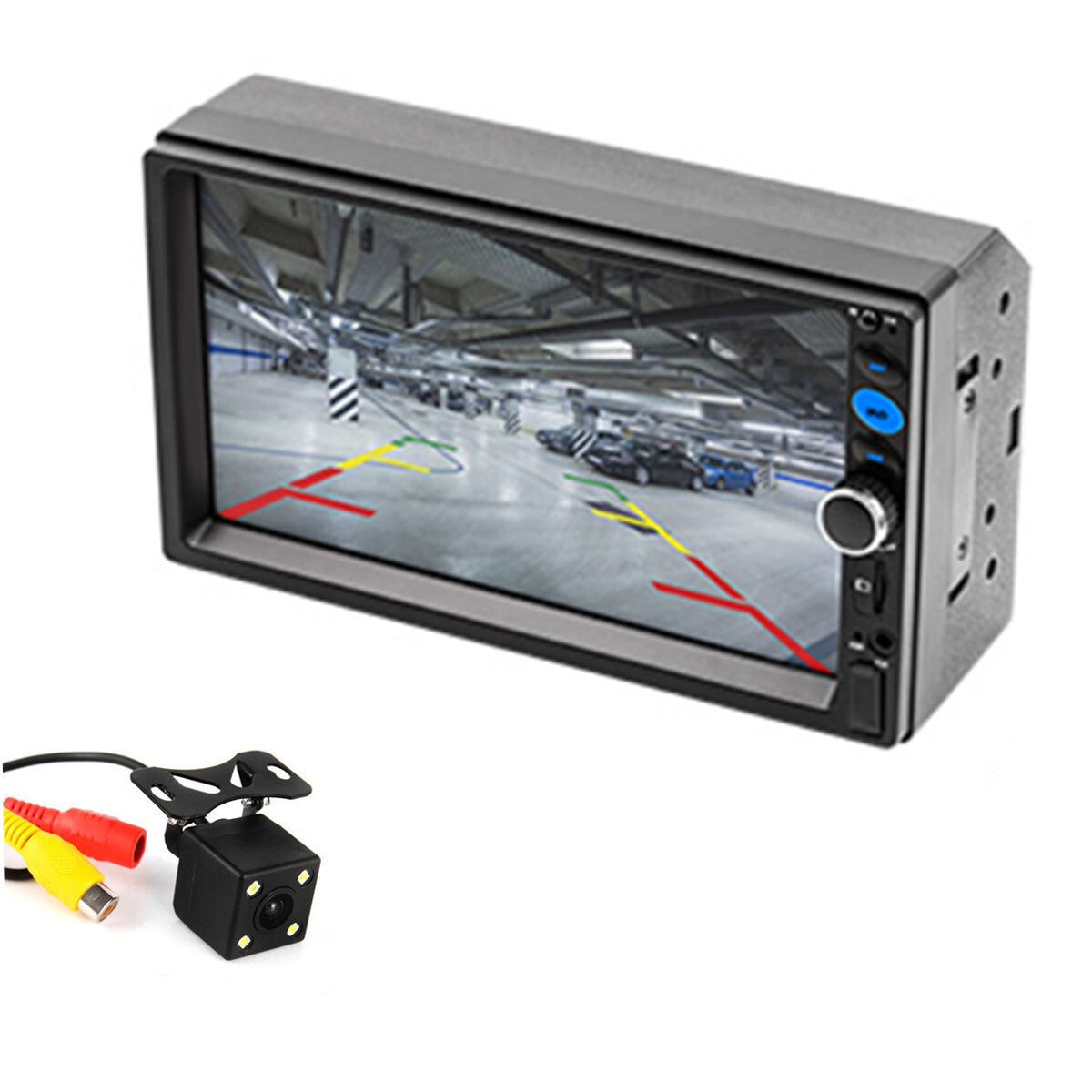 Touchscreen car radio with CarPlay, Android Auto Mirror Link, Bluetooth FM - n