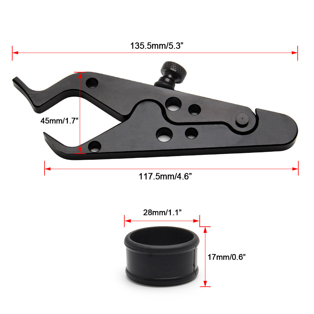 1*Motorcycle Cruise Control Throttle Lock Universal Assist Wrist Grip Lock Clamp Q