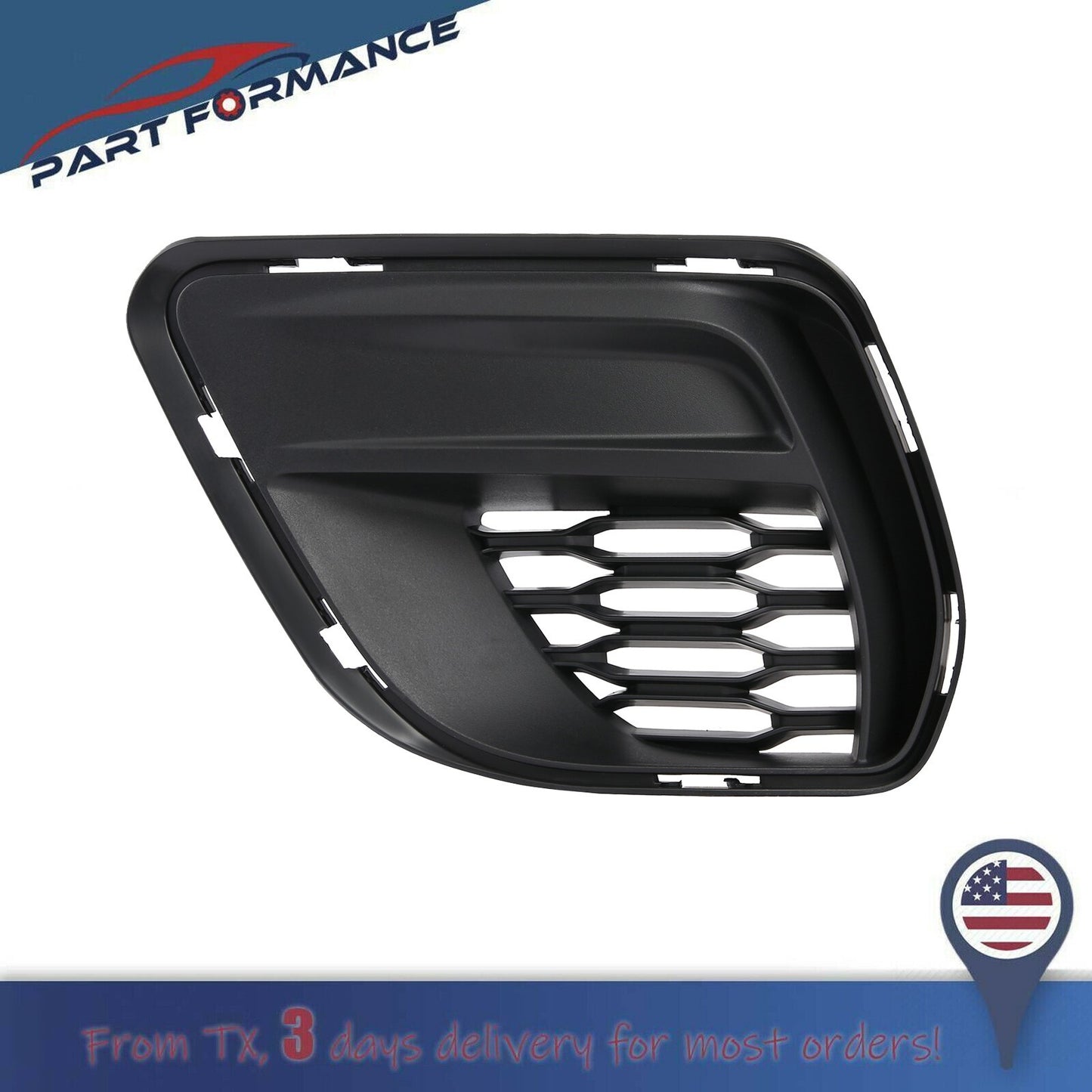 Front drive side light opening cover fog light baffle suitable for 2020-2022 for Dodge charger- v