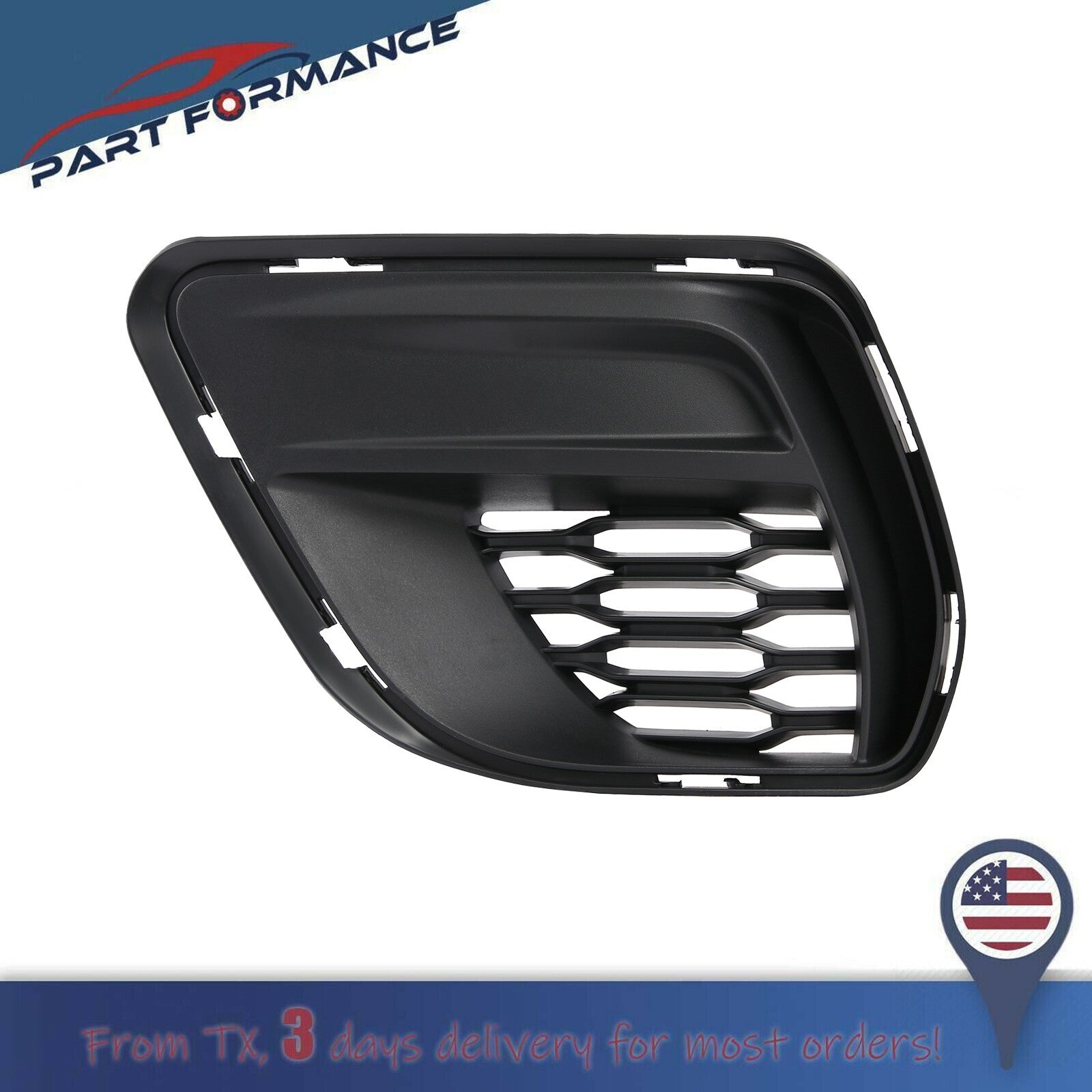 Front drive side light opening cover fog light baffle suitable for 2020-2022 for Dodge charger- v