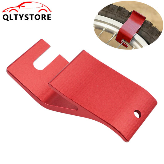 Motorcycle Tire Install Installation Assistance Tool Bead Holder hook Red Q
