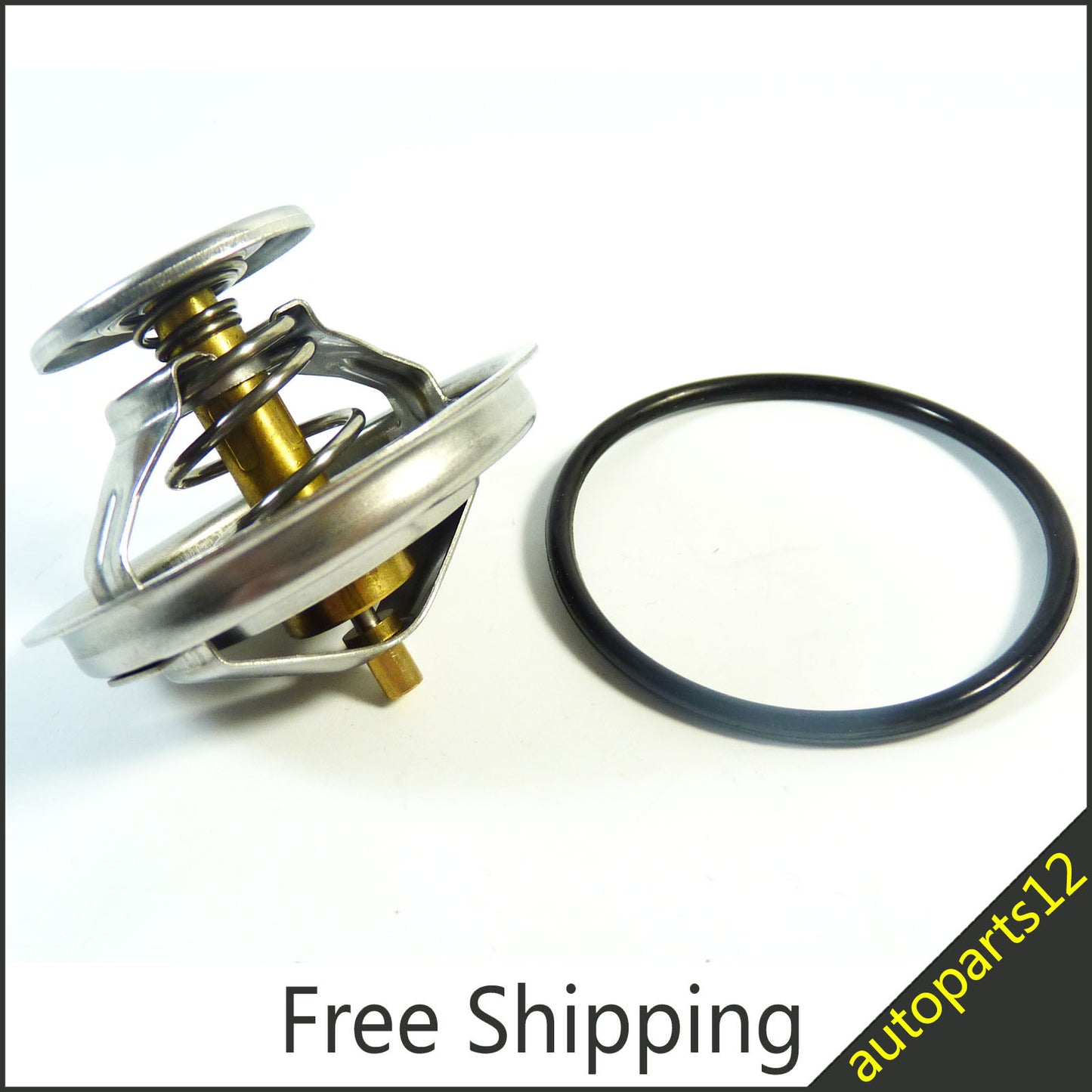 Engine coolant thermostat suitable for BMW E34, E36, E38, E39, Z3, 318i, 320i, 325i, 520i, 523i Q