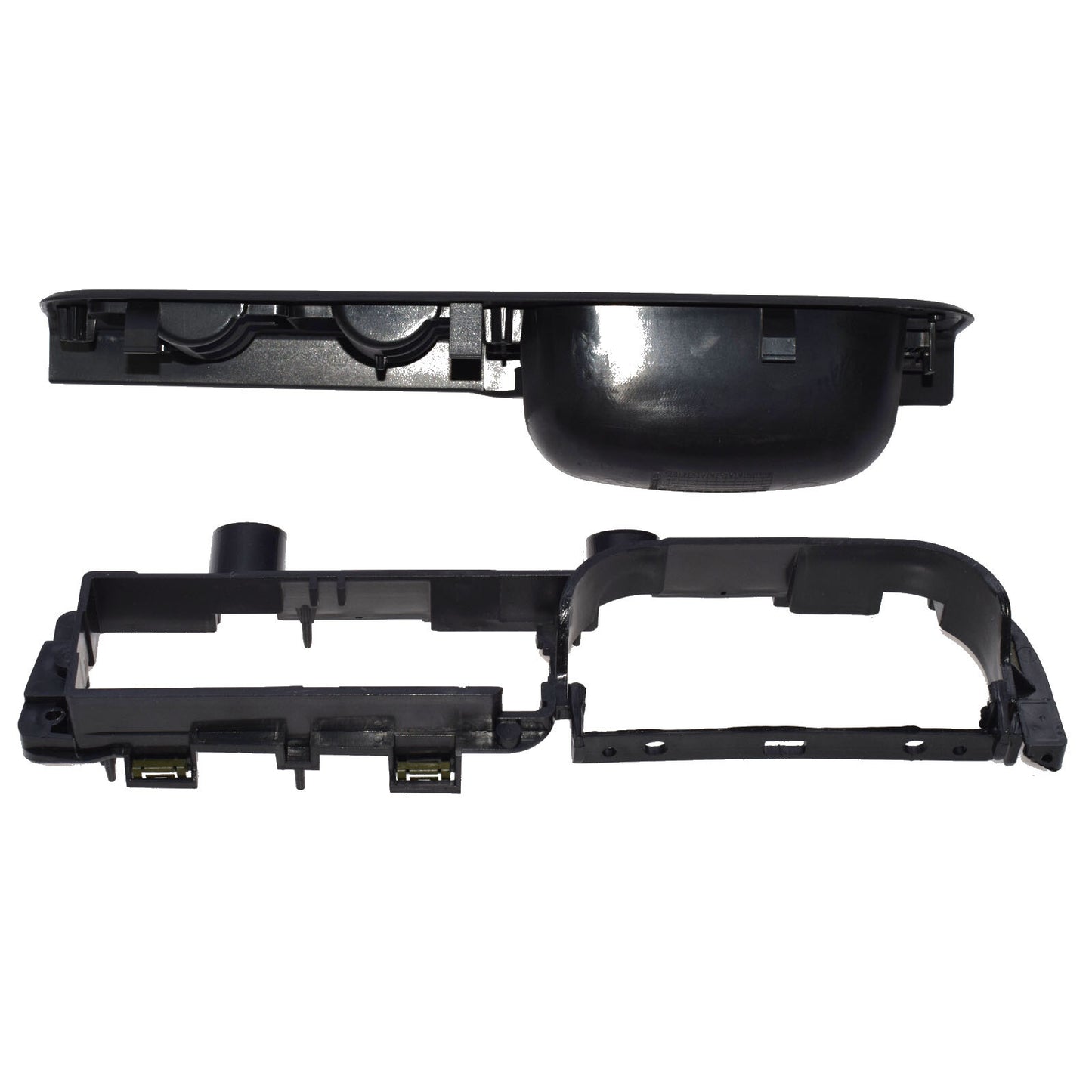 Brand new front left switch bezel handle trim bracket fits for VW for Passat MK4 2-piece black kit - n