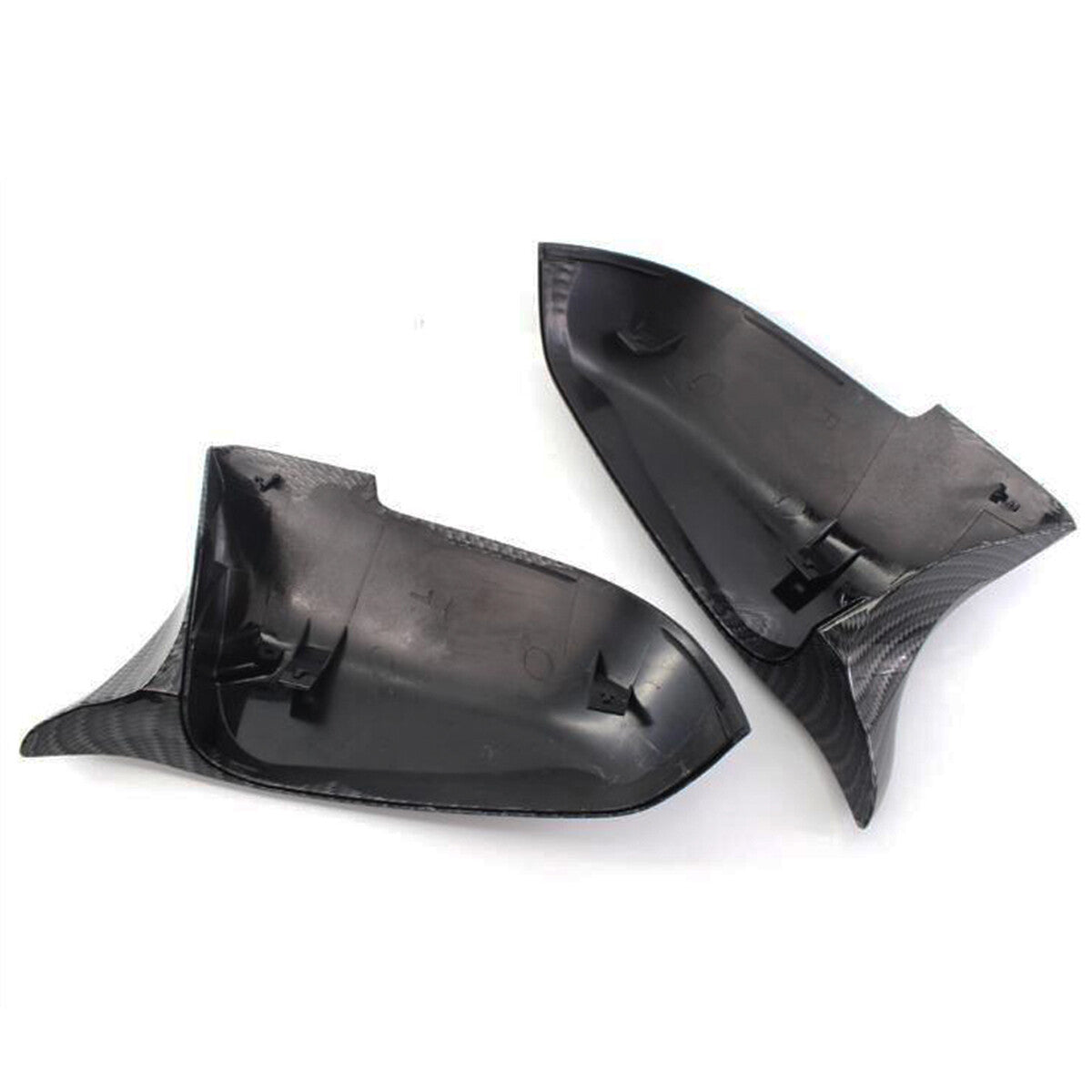 2xWing Mirror Cover Cap For 2014-18 for BMW 5 Series F10 F11 F18 LCI Carbon Fiber UK