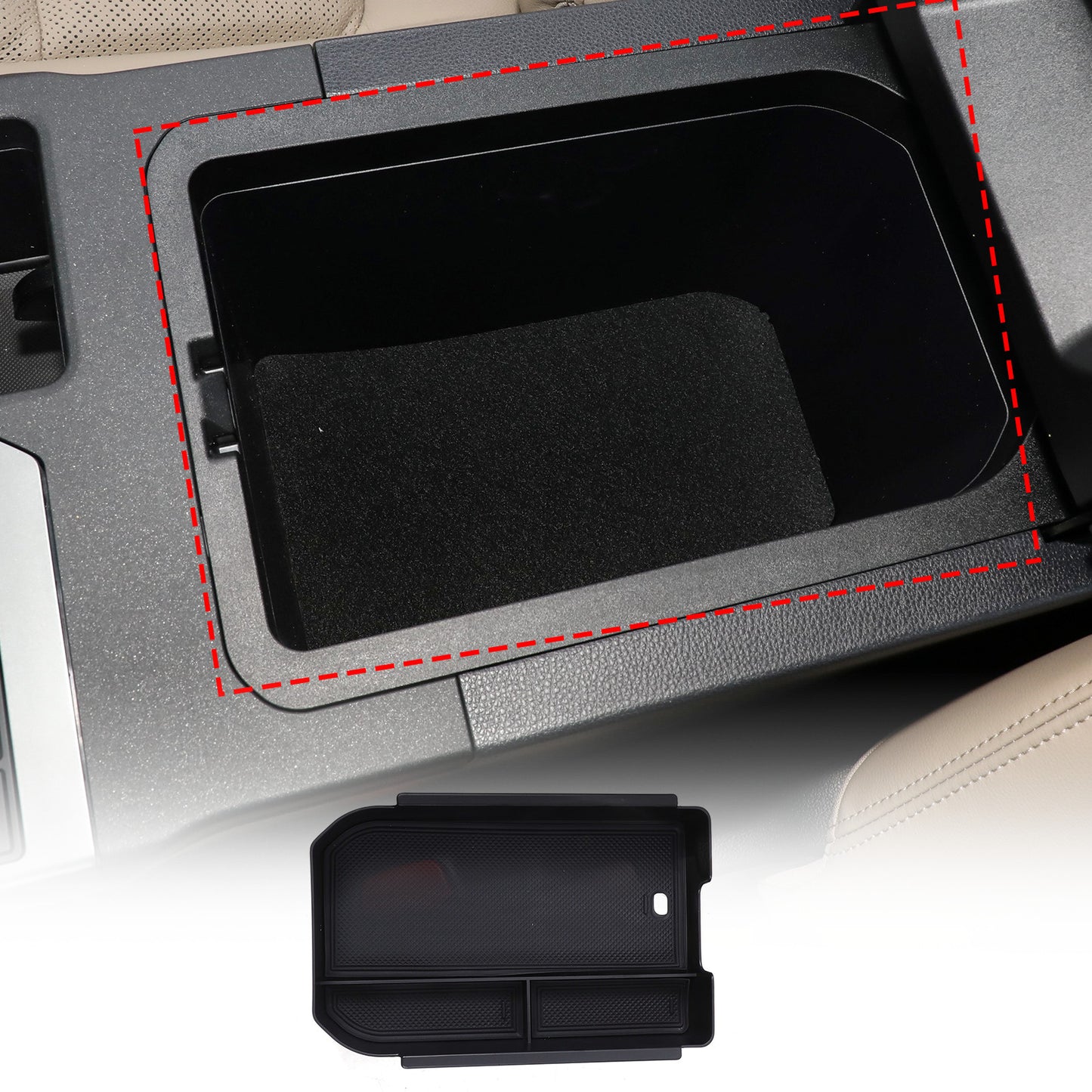 Car center console storage box for Prado for Land Cruiser LC250 2024-2025 n