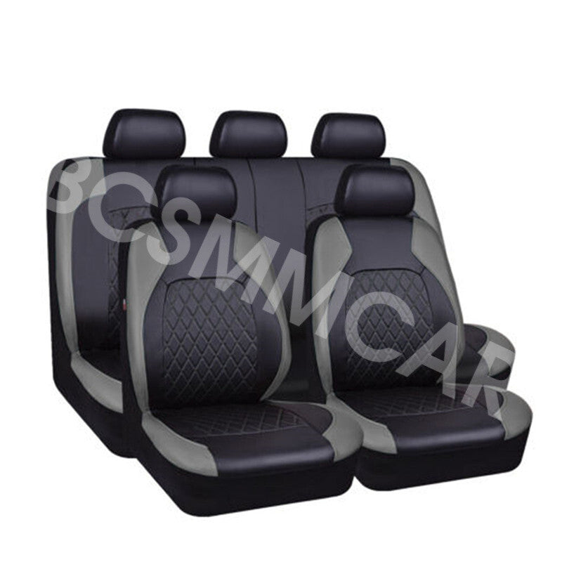 9pcs Car for Seat Covers Protectors Full Set for Standard 5-seater Car Accessories Q