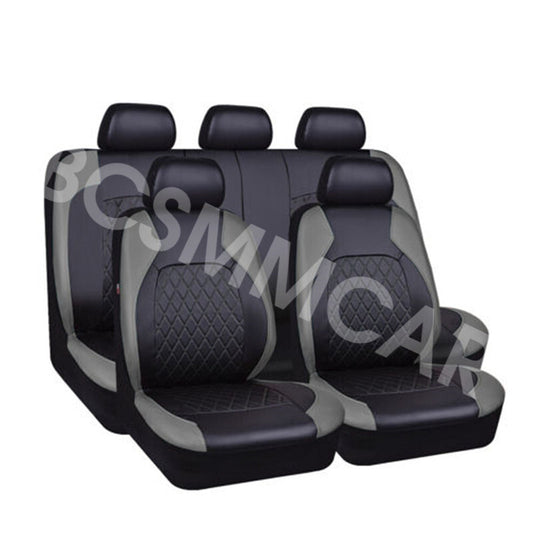 9pcs Car for Seat Covers Protectors Full Set for Standard 5-seater Car Accessories Q