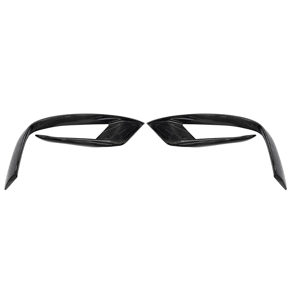 Front Bumper Canard Fins Vent Trim for Mercedes-Benz S Class W222 S63 14-17