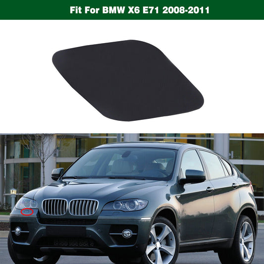 Front R Bumper Headlight Washer Jet Nozzle Cover Cap for BMW X6 E71 2008-2011 Q