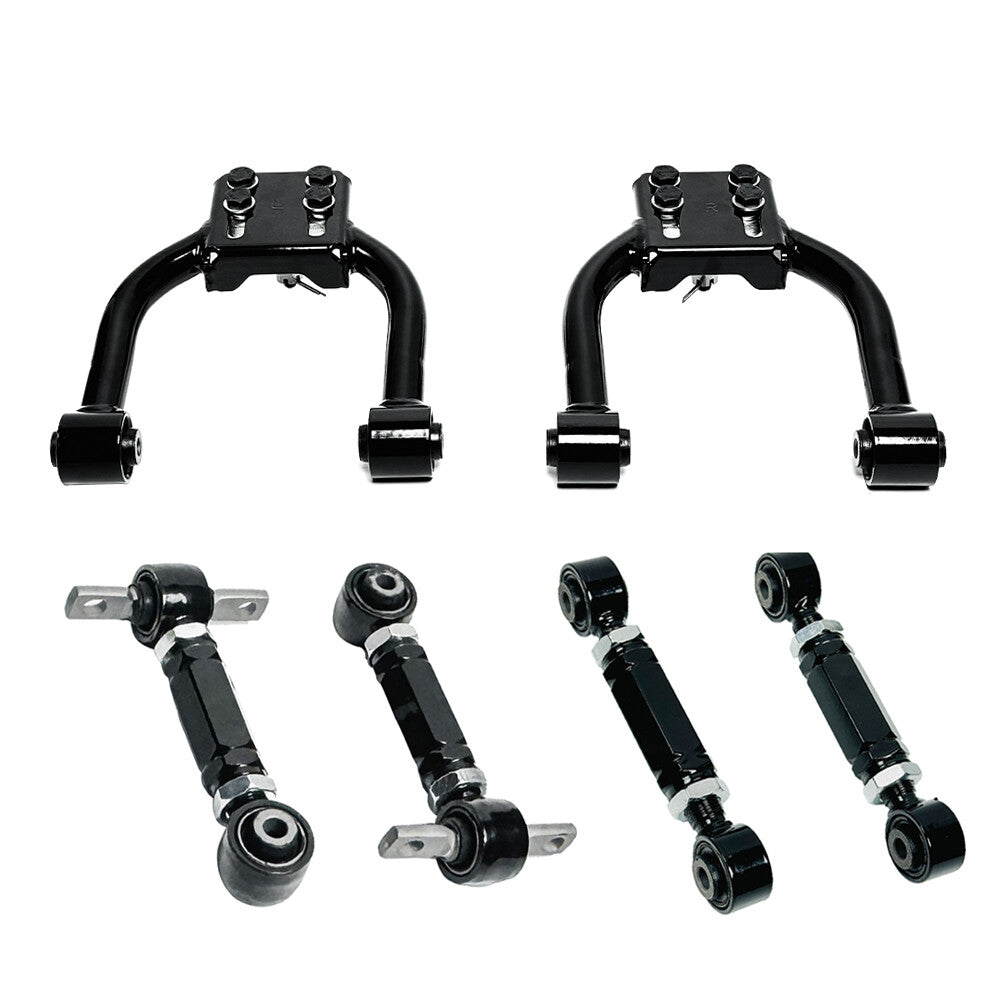 for Honda for Civic EK 1996-2000 Front Upper Control Arms + Rear Camber Toe Arm Kit