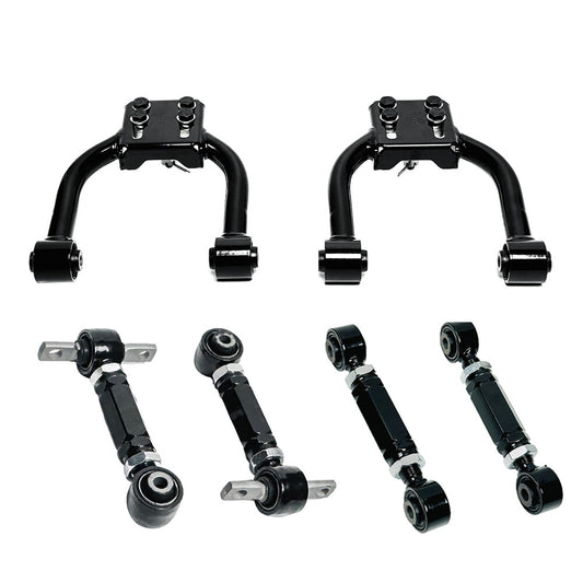 for Honda for Civic EK 1996-2000 Front Upper Control Arms + Rear Camber Toe Arm Kit