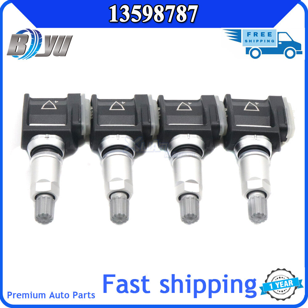 Tire pressure sensor for Cadillac ATS/CTS kit (4 433MHz, compatible with general TPMS 13598787-) v