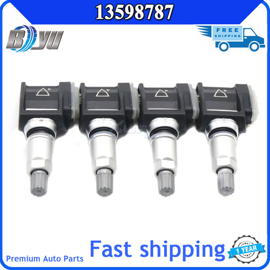 Tire pressure sensor for Cadillac ATS/CTS kit (4 433MHz, compatible with general TPMS 13598787-) v