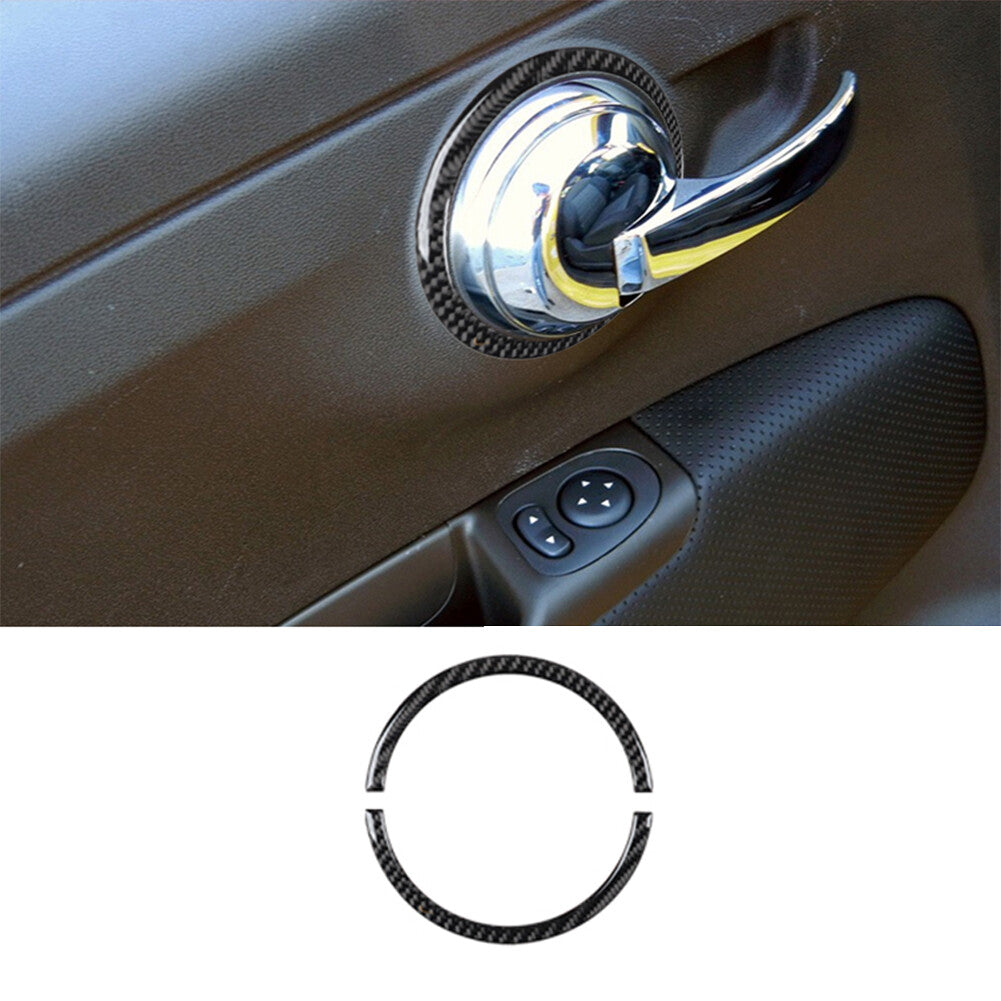 Carbon fiber 2P side rearview mirror cover decorative ABS suitable for Corolla 2014-2018- v
