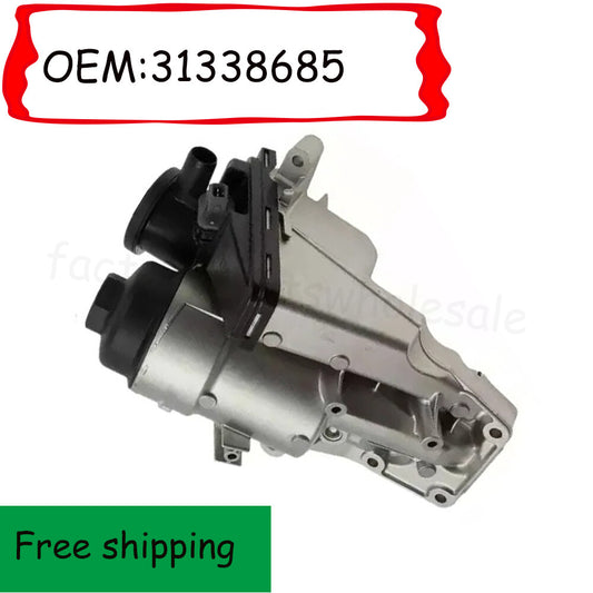 Oil filter housing 31338685 is suitable for Volvo S40, V50, S60, V60, XC60, XC70, C30, and C70 models. (2004-16) n