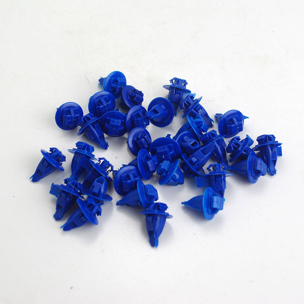 20x 75495 35010 for 4Runner Highlander Rocker Moulding Clip Nylon Retainer Blue