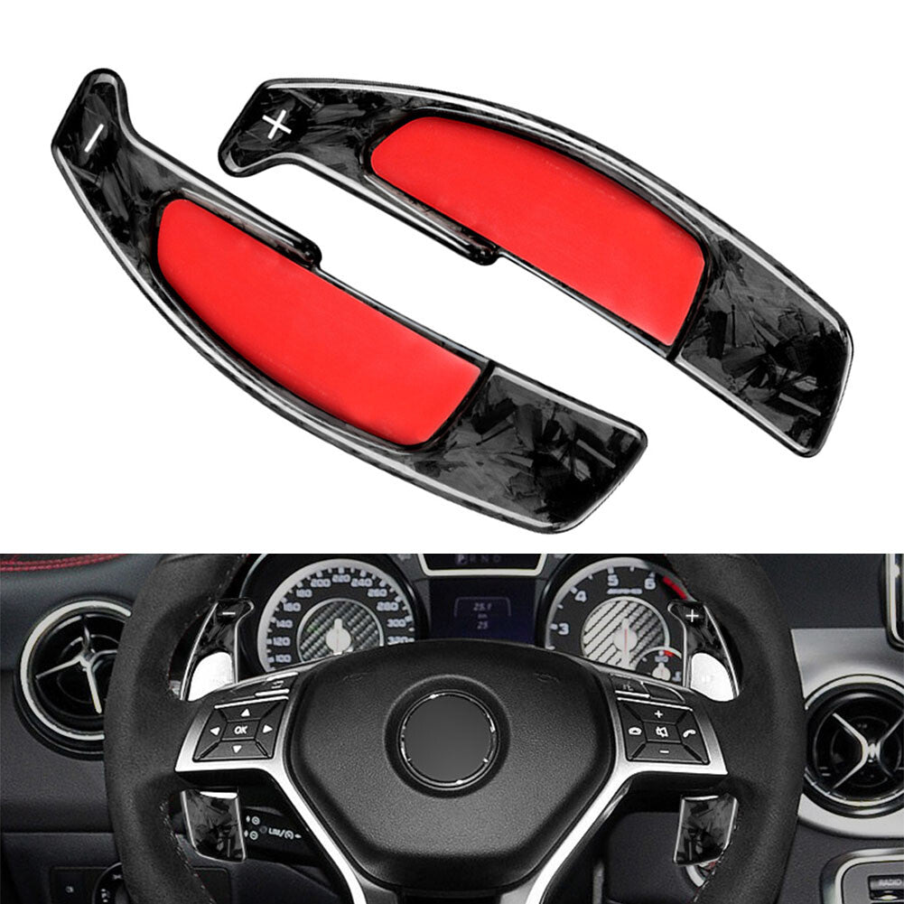 2x Steering Wheel Paddle Shifter Extension for Benz A C E S CLA GLA CLS SLS