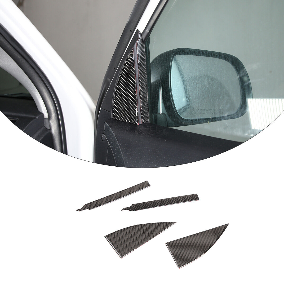ABS Sport Red Door Latch Lower Panel Trim Cover for Corvette C8 2020-2023- v