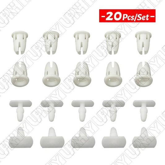 20pcs Side Skirt Door Sill Linning Repair Trim Fastener Clips for Mercedes for Benz