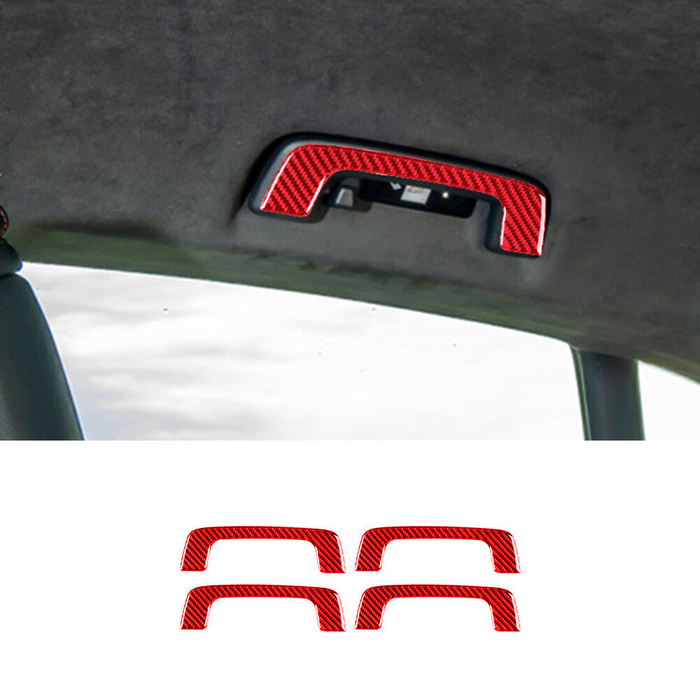 Carbon Fiber Steering Wheel Button Frame Trim Cover For 3 F30 2013-18 v
