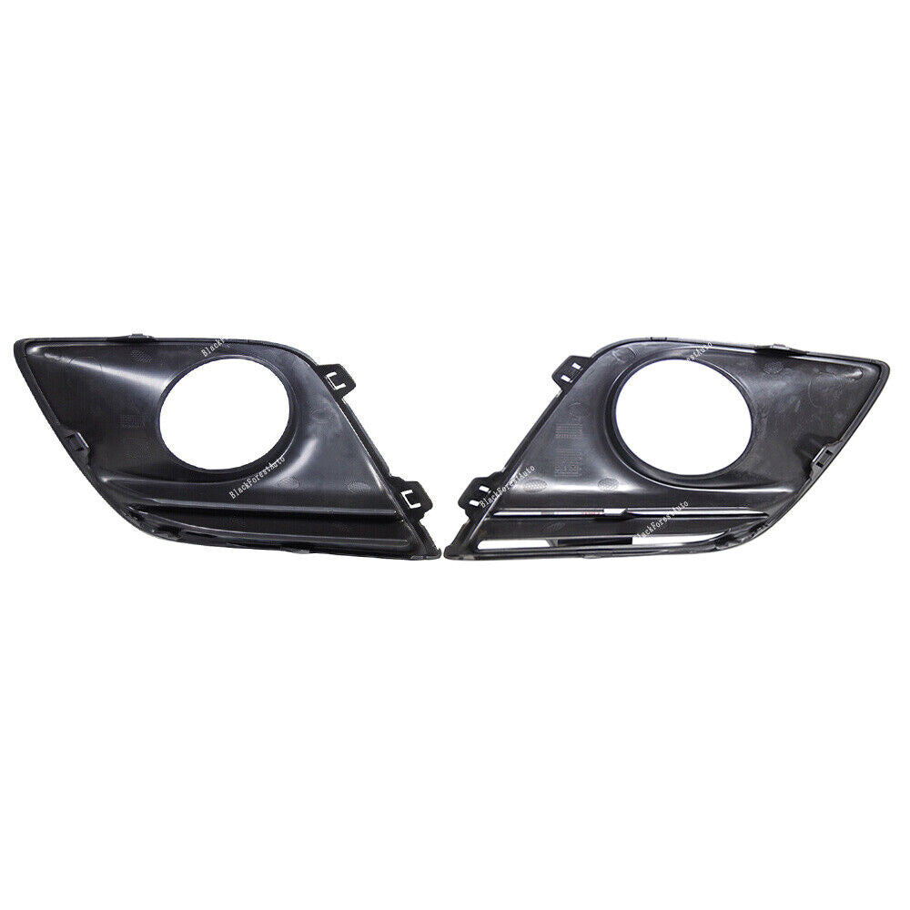 2pcs LeftRight For 10-13 for Volvo XC60 Front Bumper Fog Light Lower Grille Cover
