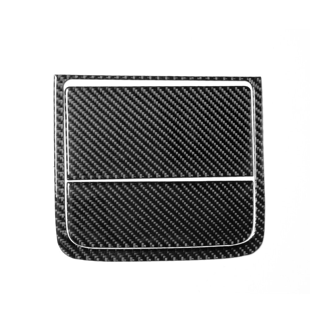Red Carbon Fiber Gear Shift Side Decorative Trim For W204 2007-10 v