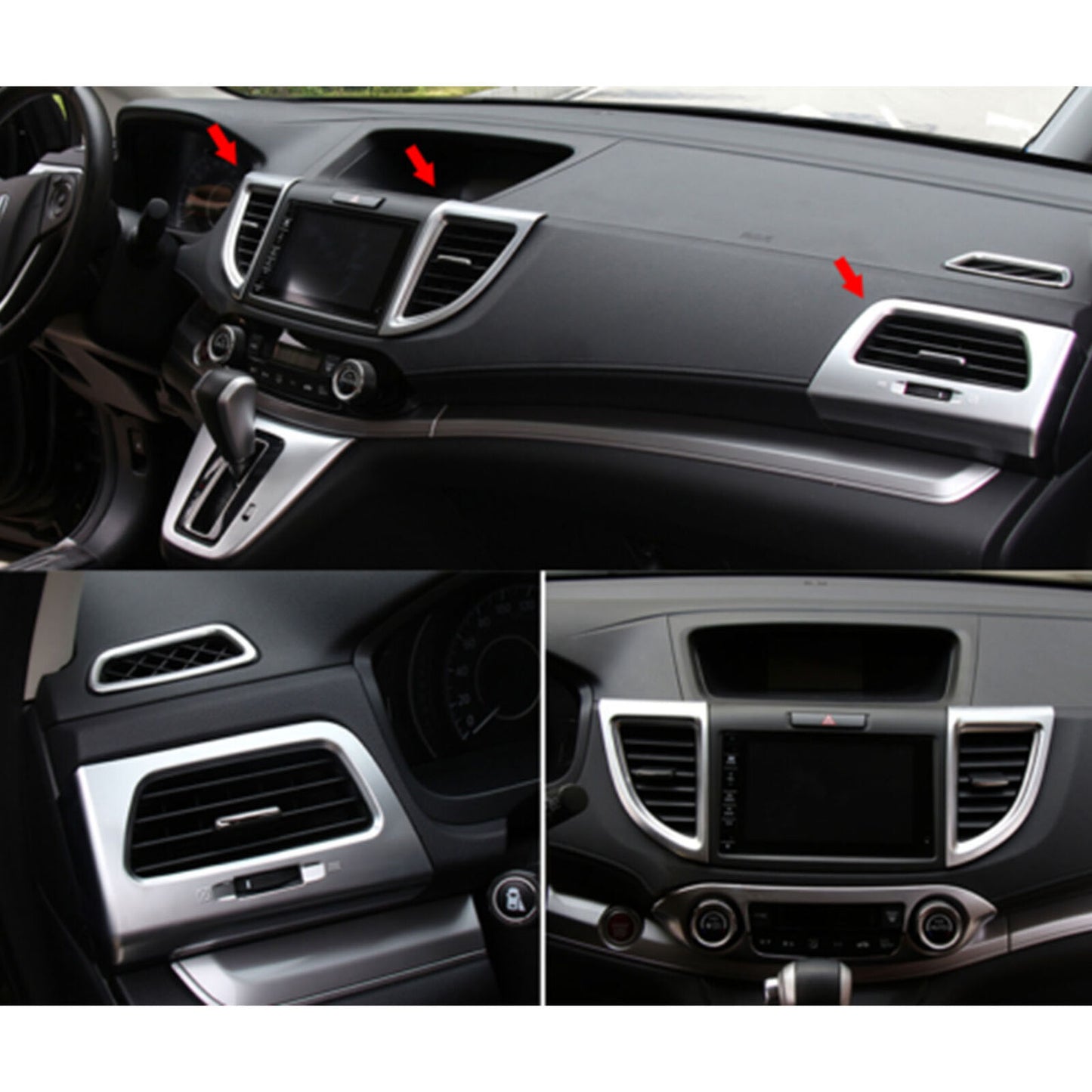 ABS Carbon Fiber Rearview Side Mirror Strip Cover Trim for Sienna 2021-22 v