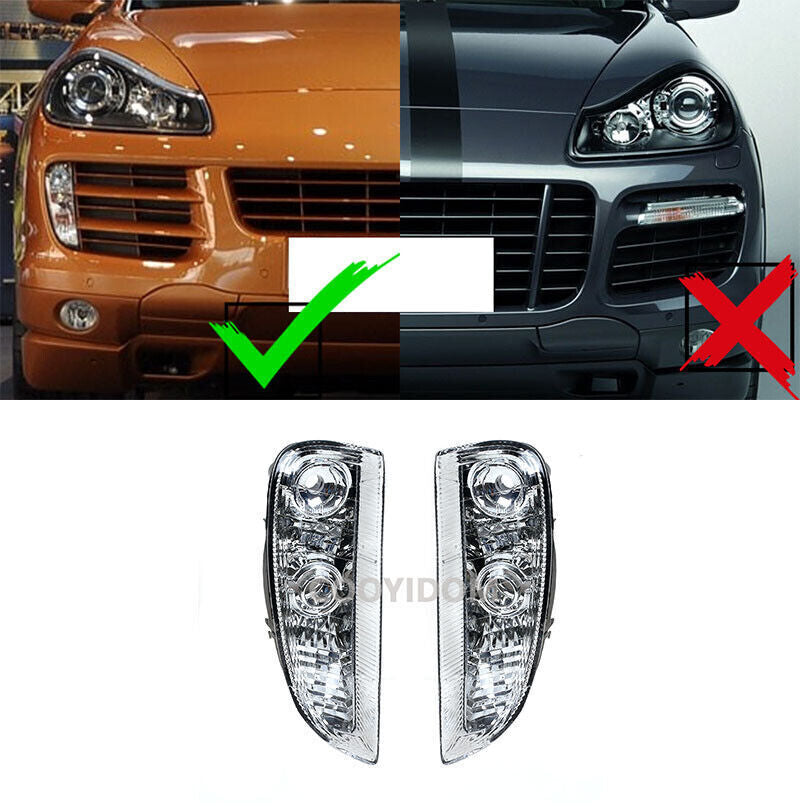 Left DRL Front Bumper Driving Light for Porsche for Cayenne 2007-2010