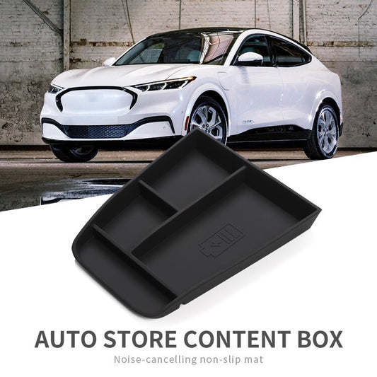 for Ford for Mustang Mach-E 2021 2022 Car Central Console Armrest Storage Box