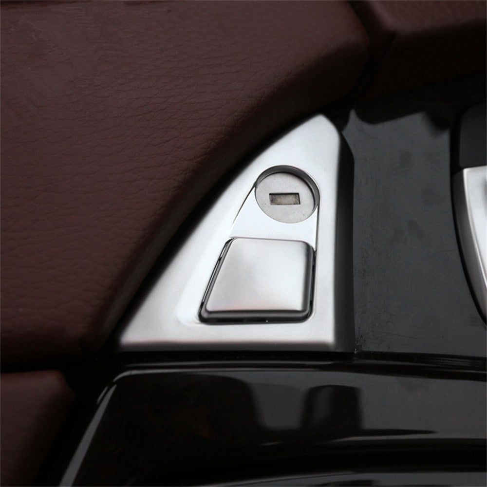 Center Console Panel Armrest Storage Switch Button Trim For F10 F18 for BMW 5 Series Q