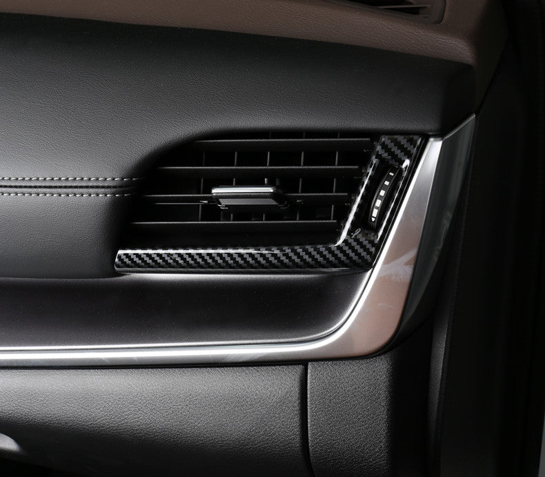 For Rogue 2021-2023 Dashboard Air Vent Cover Trim Carbon fiber Kit v