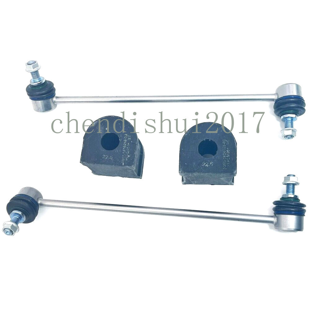 4-Piece Front Stabilizer/Joystick Link + Stabilizer Bushing Kit for E83 X3 n