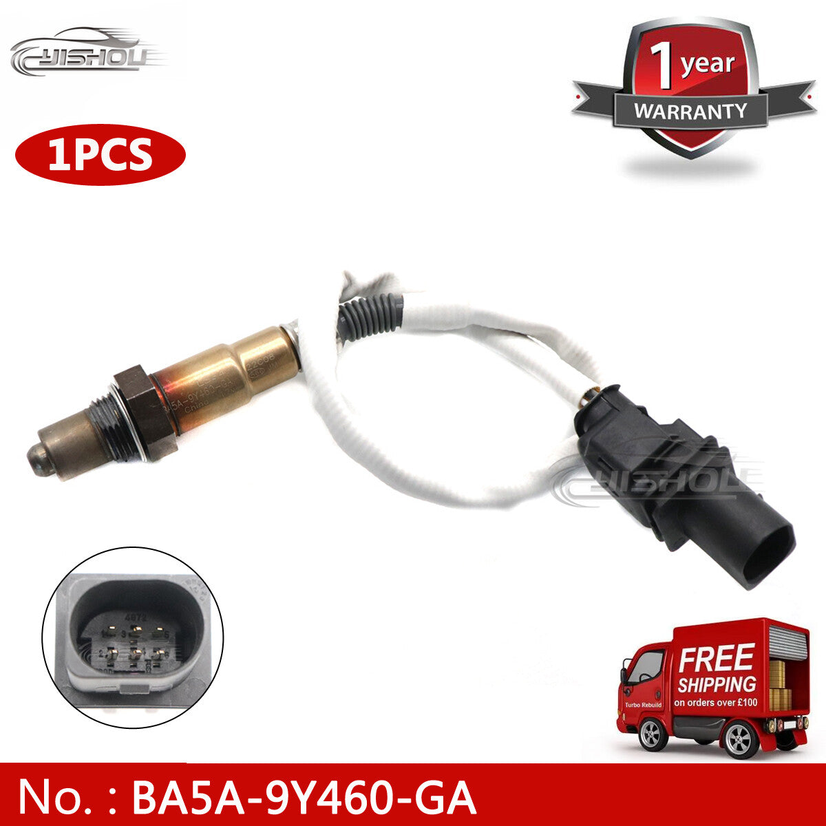 The upstream oxygen (O2) sensor is suitable for 14-19 year old for Ford Fiesta 1.6L non-turbo BA5A-9Y460-GA