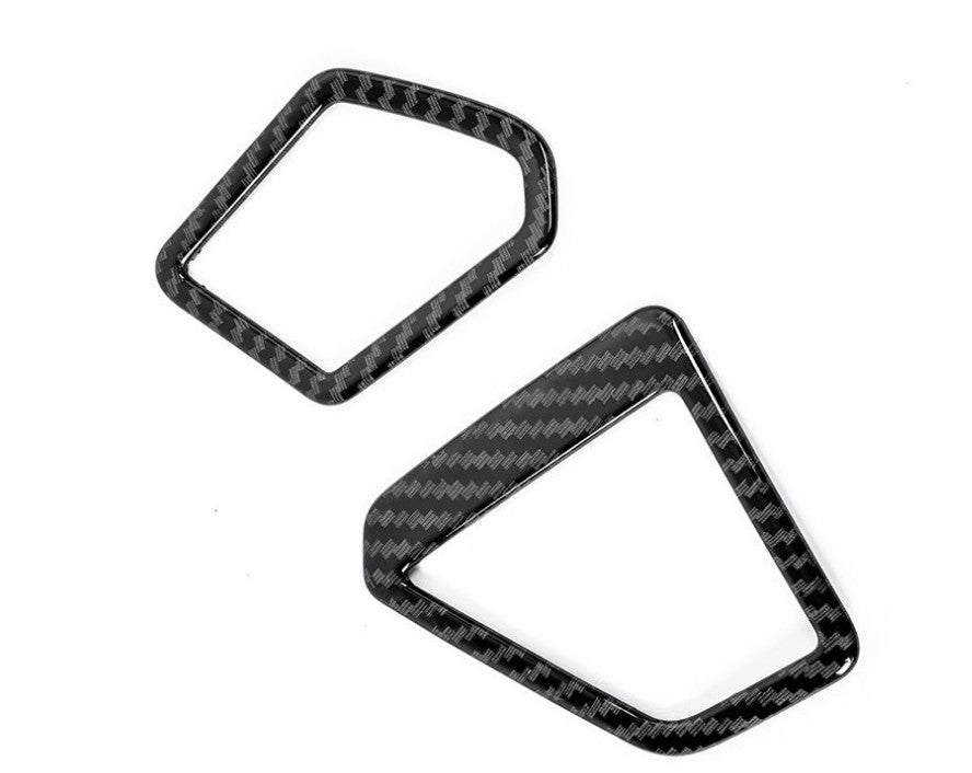 for BMW 3 Series G20 2019-2021 ABS carbon fiber style Air Outlet Vent Frame Trim