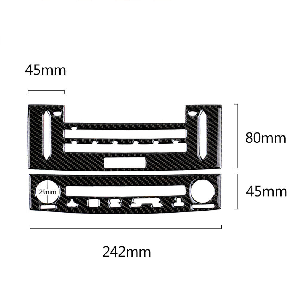 Carbon Fiber Indoor Center Control AC Cover Trim for LEXUS IS250 IS300 IS350