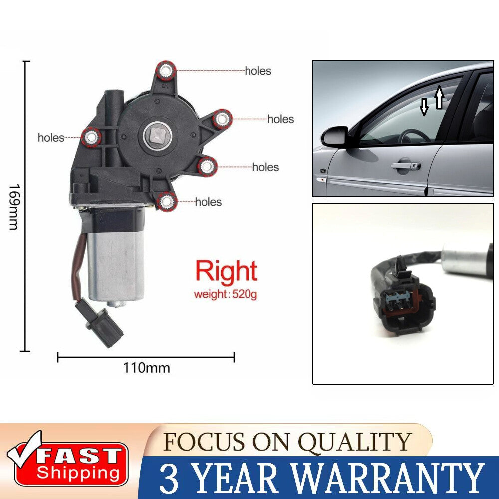 Front Right Window Lifter Regulator Motor For 05-2016 for Nissan TIIDA, 07-10 LIVINA