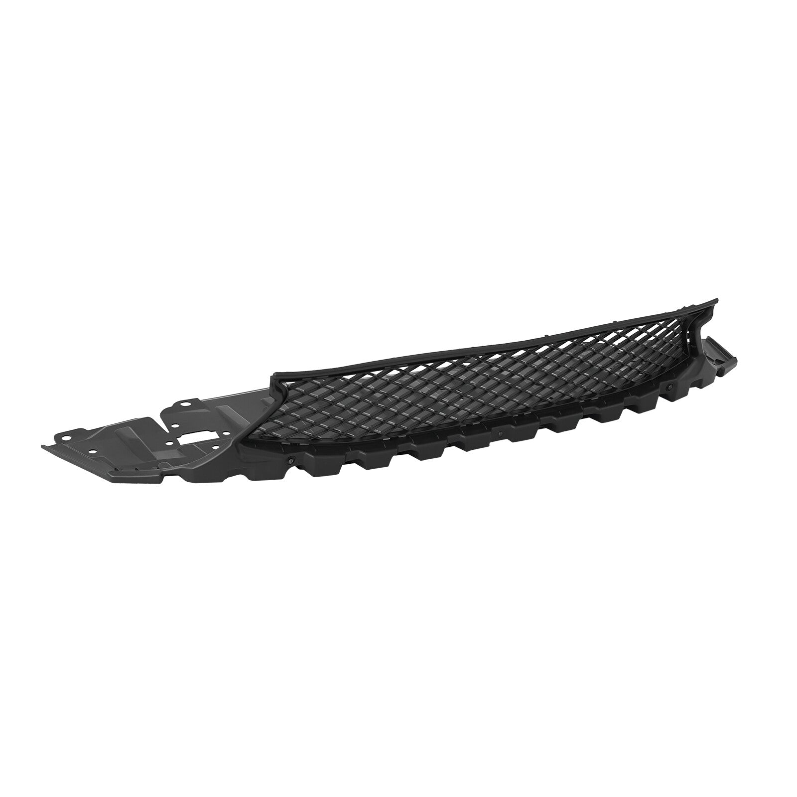 Front Bumper Center Lower Grille for 2014 - 2015 for Honda for Civic Coupe Textured Black - v