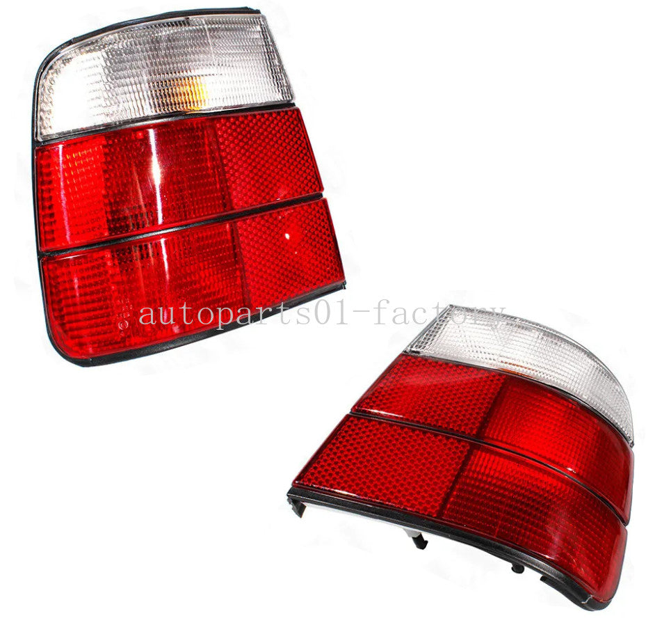 1 Pair Halogen Rear Tail Light White LeftRight for BMW E34 1987-1995