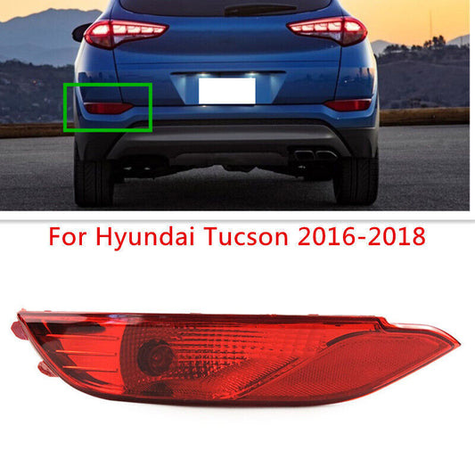 Left Rear Bumper Lamp Reflector Fog Brake Park Light for Hyundai for Tucson 2016-18
