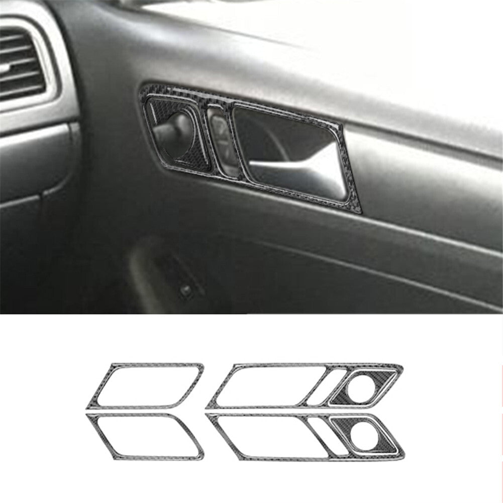 Red Rear Cup Holder Frame Trim Cover Carbon Fiber For COBALT 2005-2010 v