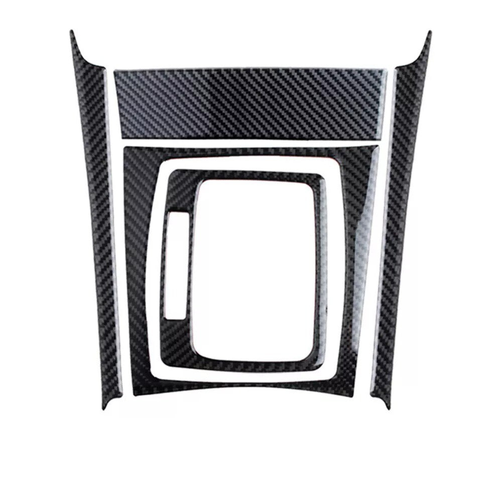 Carbon Fiber Gear Shift Panel Trim Set For C-Class W204 07-2013 n